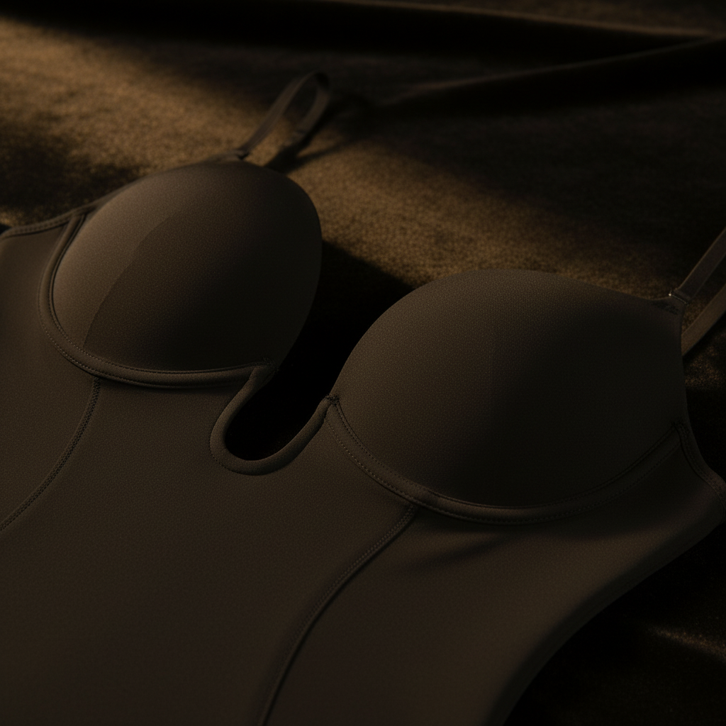 Body Preto — Detalhe Tecido